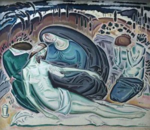 "Θρήνος - Αποκαθήλωση" του Κωνσταντίνου Παρθένη, 1917